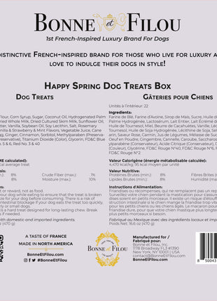 Spring Themed Dog Treats Gift Box