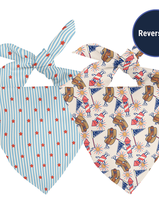 American Summer Dog Bandana