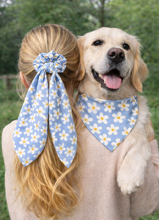 Bees & Daisy Dog Bandana - Pup List
