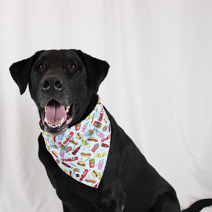 Pizza & Food Dog Bandana