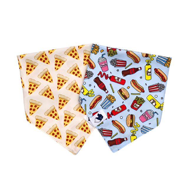 Pizza & Food Dog Bandana
