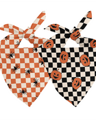Halloween Plaid Dog Bandana