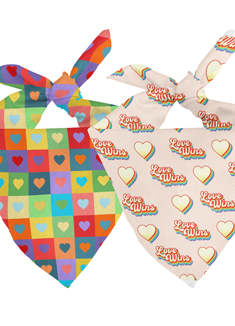Love Wins Dog Bandana