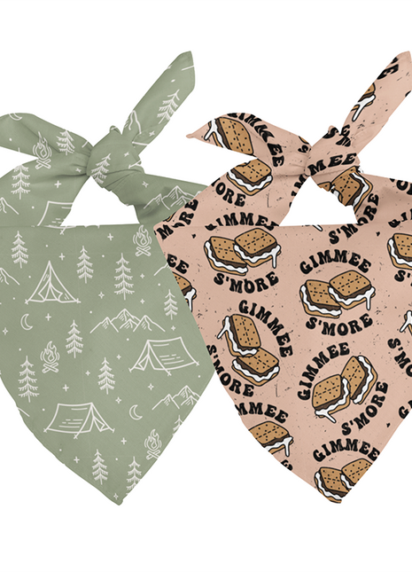 Camping & Smores Dog Bandana
