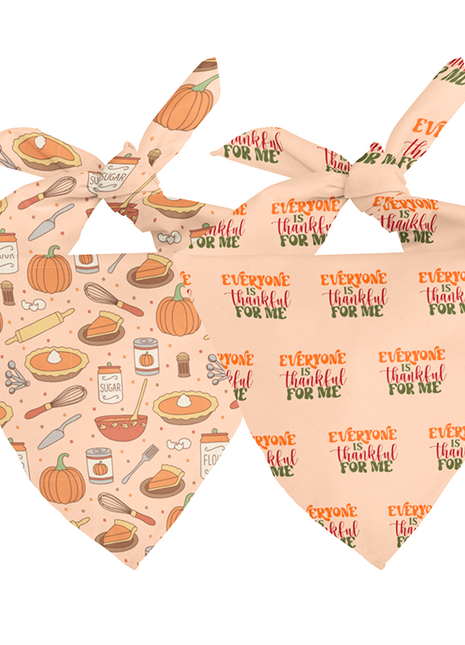 Everyone Is Thankful Dog Bandana