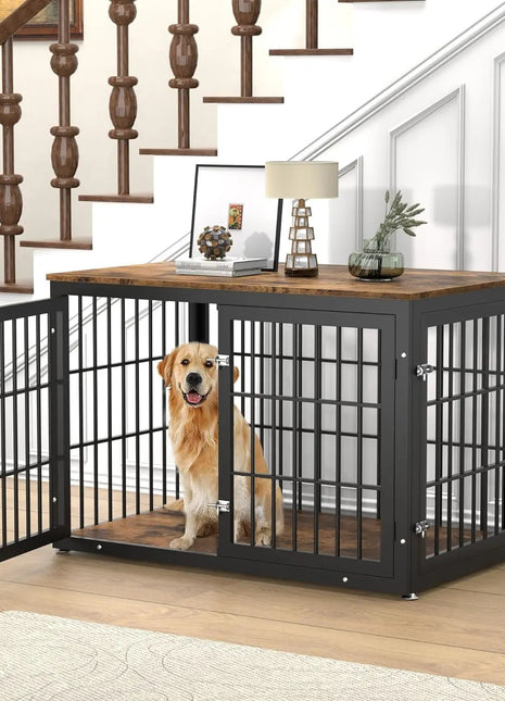 47.2" Roman Large Dog Crates Furniture
