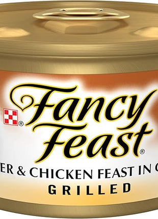Fancy Feast Grilled Liver & Chicken Feast Wet Cat Food (3oz)