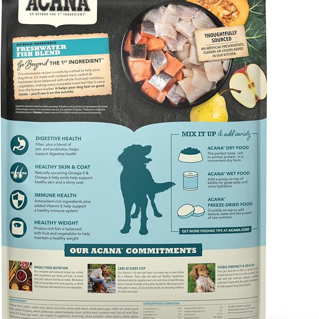 Acana Adult Grain Free Freshwater Fish Dog Food