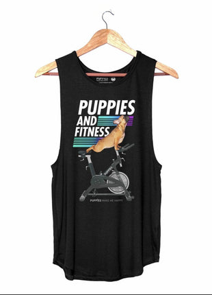 Puppies & Spin Bike Future Colors | Sleeveless