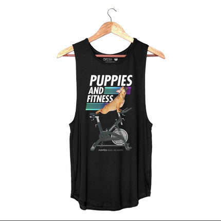 Puppies & Spin Bike Future Colors | Sleeveless