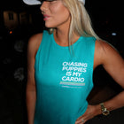 Chasing Puppies Is My Cardio Relaxed Women’s Tank | Gift for Dog Lovers