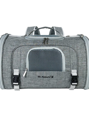 Mr. Peanut's Monterey Series Airline Compliant Horizontal Backpack Pet Carrier