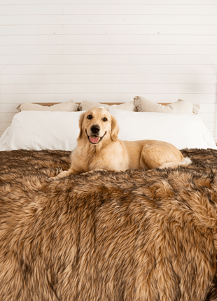 PupProtector™ Waterproof Throw Blanket - Sable Tan