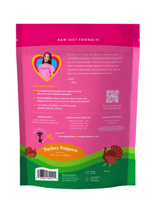 Freeze Dried Dog Treats - Turkey Poppers
