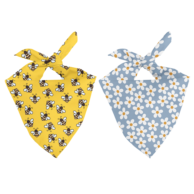 Bees & Daisy Dog Bandana