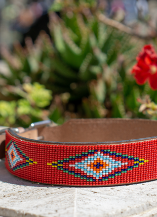 Red Vogue Sambboho dog collar