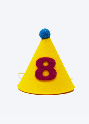 PAWTY HAT - Purple Number