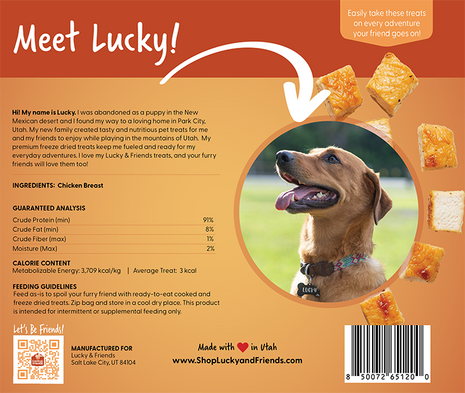 Lucky & Friends Chicken Breast Dog Treat