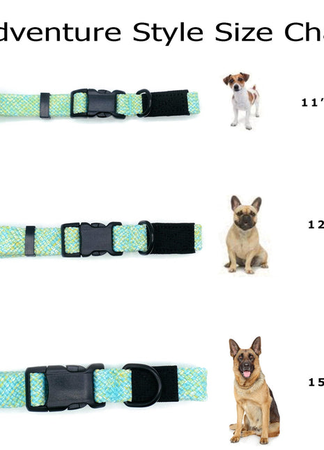 Adventure Style Flat Weave Mountain Wave Climbing Rope Dog Collar