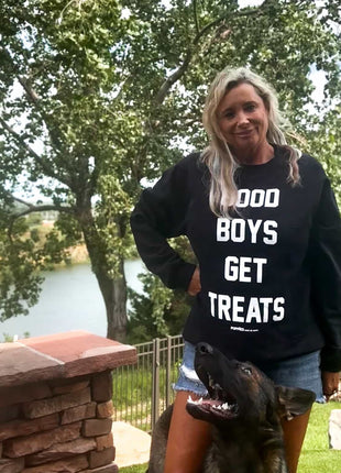Good Boys Get Treats Sweatshirt | Gift for Dog Lovers