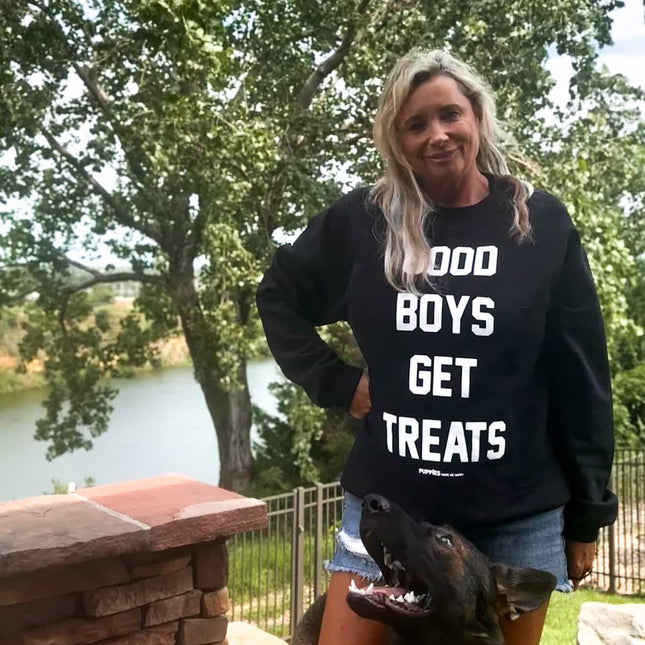 Good Boys Get Treats Sweatshirt | Gift for Dog Lovers