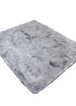 PupCloud™ Human-Size Dog Bed + Matching Waterproof Blanket Bundle - Charcoal Grey