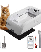 Smart Cat Litter Box Cat Litter Box Wide Opening