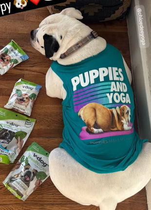 Puppies & Yoga OG Version | Women’s Sleeveless