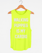 Walking Puppies is my Cardio | Women's Sleeveless