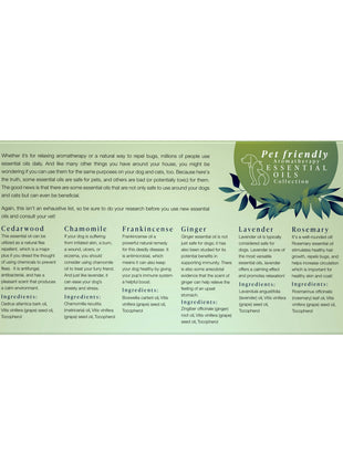 Pet Friendly 6 Pack Aromatherapy Collection