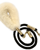 Bundle Shearling Fur Grip + Rope Leash for Dogs