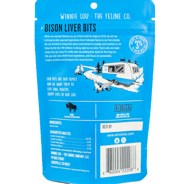 Bison Liver Bits - Cat