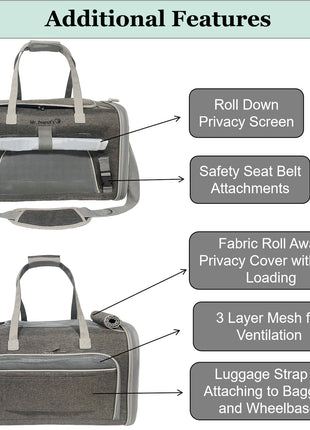 Mr. Peanut's Gold Series Big Apple XL Expandable Pet Carrier V3.0