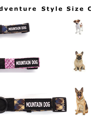 Adventure Style Mountain Blush Climbing Rope Dog Collar