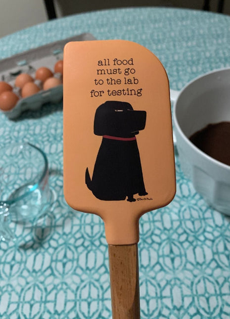 All Food to the Lab For Testing Dog Lover Spatula | Cute Dog Lover Kitchen Gift
