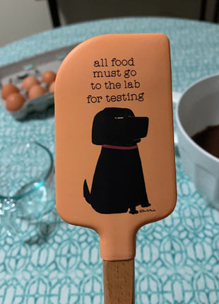 All Food to the Lab For Testing Dog Lover Spatula | Cute Dog Lover Kitchen Gift