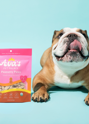 Organic Baked Dog Treats - Peanutty Paws
