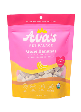 Organic Baked Dog Treats - Gone Bananas