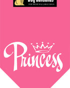 Parisian Pet 'Princess' Bandana for Dogs & Cats - Stylish, Trendy, Comfortable Pink Dog Bandana for Special Occasions
