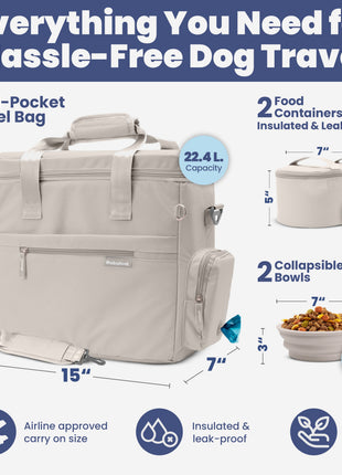 The Original Doggy Bag™ Dog Travel Bag for Supplies - Pup List