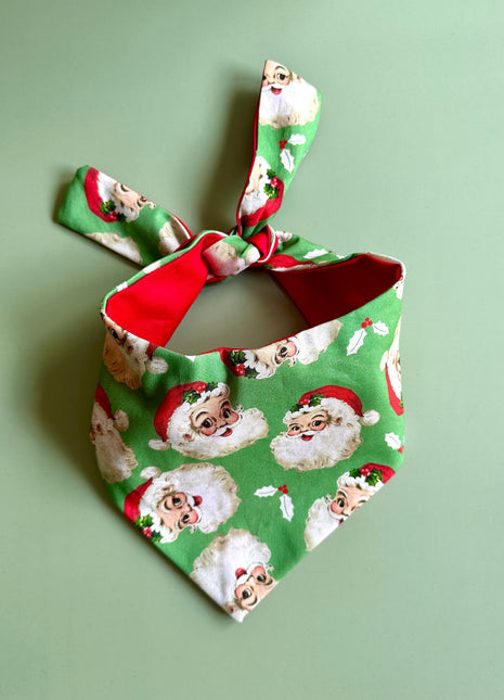 Vintage Santa Dog Bandana