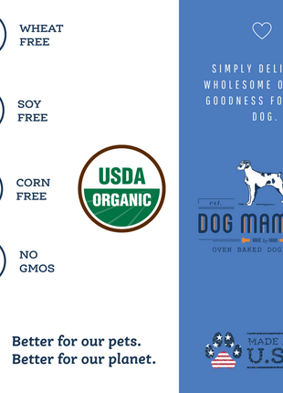Dog Mamma's Organic Berry Banana Coconut Recipe - USDA Organic Certified Dog Treats