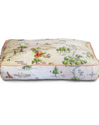 Rectangle Pet Bed - Winnie the Pooh Hundred Acre Wood Map Beige