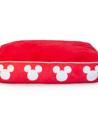 Rectangle Pet Bed - Mickey Mouse Ears Icon Red/White