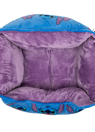 Cuddler Pet Bed - Stitch Poses Blue