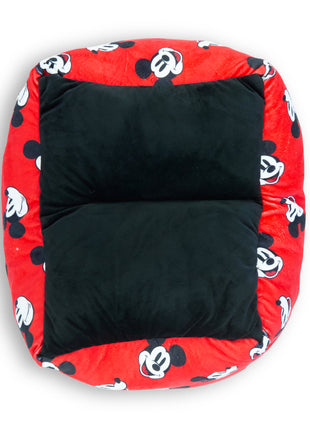 Cuddler Pet Bed - Mickey Mouse Expressions Scattered Red