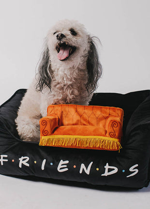 Pet Bed - FRIENDS Black White Multi Color