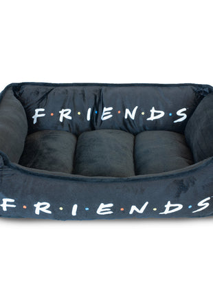 Pet Bed - FRIENDS Black White Multi Color