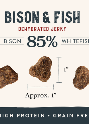 Bison & Fish Jerky Dog Treats