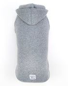 Brave Bark Hooded Dog Fleece - Heather Grey